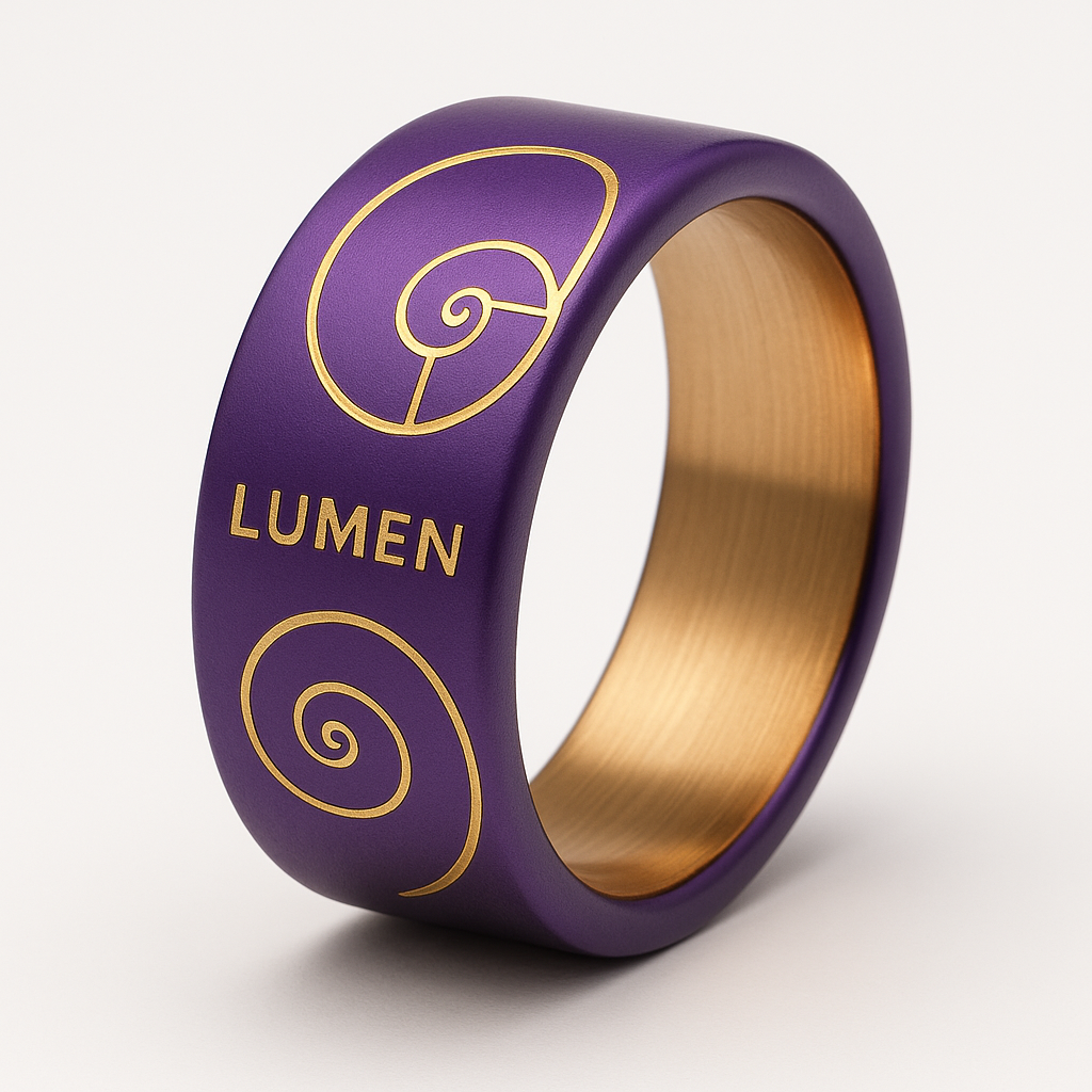 LUMEN Titanium Purple Cuff